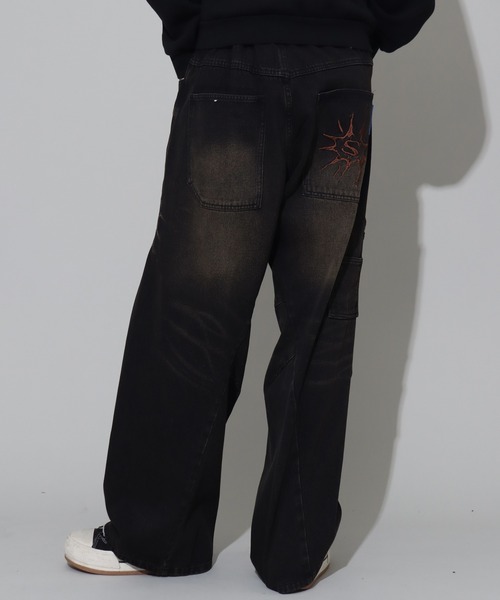 シークエンス3点 SEQUENZE ジーンズ 「SEQUENZ/シークエンズ」OVERDYED PINCH CARVE