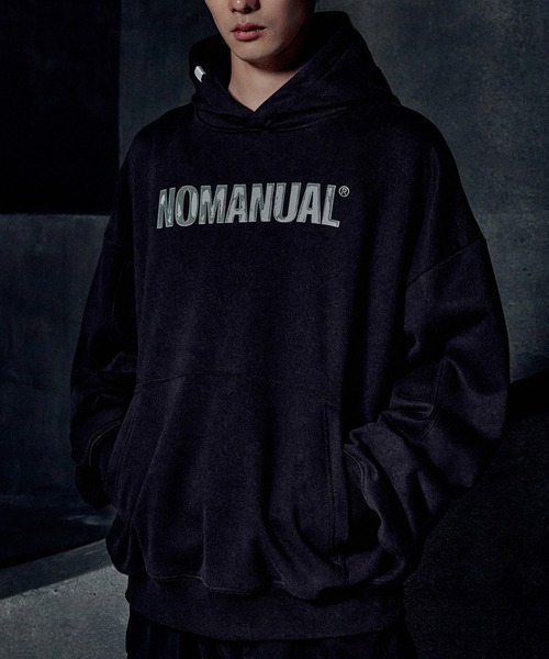 NOMANUAL パーカー NOMANUAL（ノーマニュアル） パーカー A'GEM/9 × .kom 「NOMANUAL/ノー
