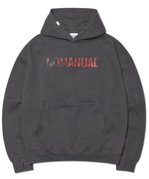 NOMANUAL（ノーマニュアル） パーカー A'GEM/9 × .kom 「NOMANUAL/ノー