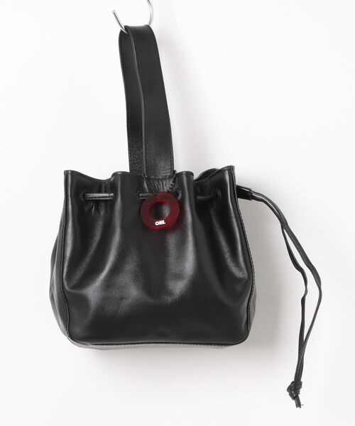 美品 イアパピヨネ 本革 ONE. ワンドット 別注 ワンハンドルバッグ 黒 美品 イアパピヨネ 本革 ONE. ワンドット 別注 ワンハンドルバッグ 黒