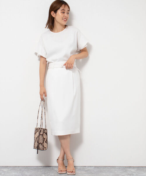 「NOLLEY'S」 半袖ブラウス 38 ラベンダー レディース_画像2