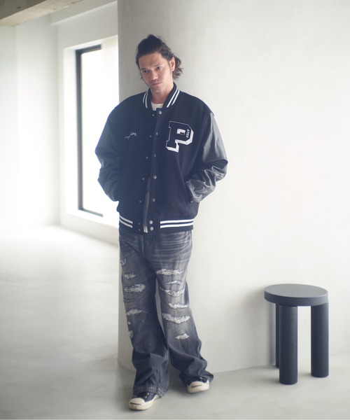 ADAM PATEK（アダムパテック） スタジャン ADAMPATEK/leather sleeves