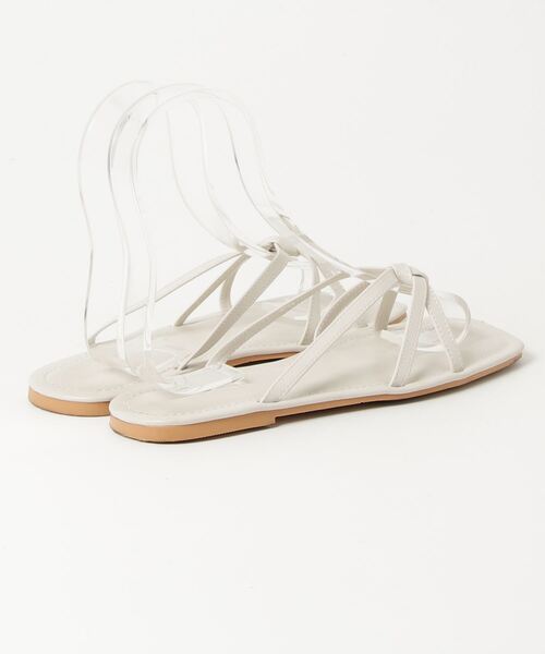 「Didot.showroom」 「lanne」フラットサンダル 23.5cm ホワイト レディース_画像2