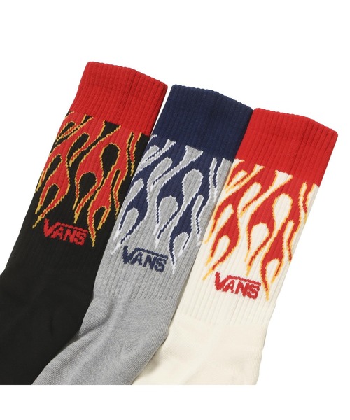 VANS（ヴァンズ） 靴下 Frame Pile Crew 3P SKS ソックス 125K7210700