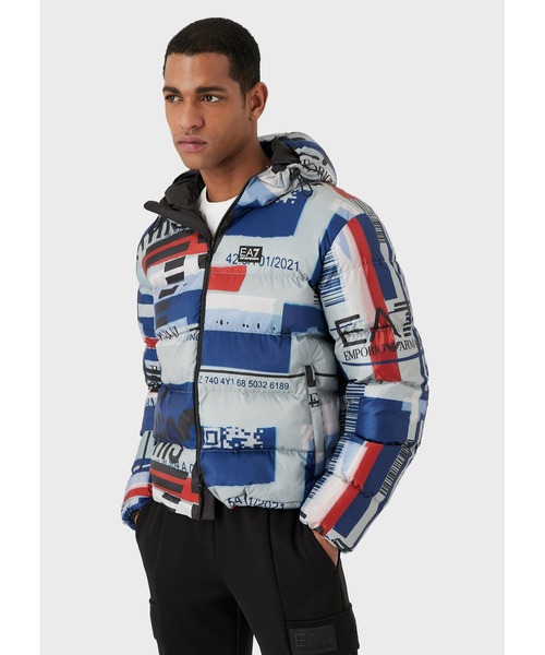 EA7 「EMPORIO ARMANI EA7」 ブルゾン MEDIUM オレンジ メンズ