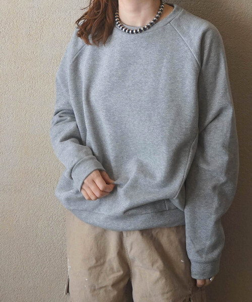 「JOURNAL STANDARD LUXE」 スウェットカットソー FREE ライトグレー レディース_画像5