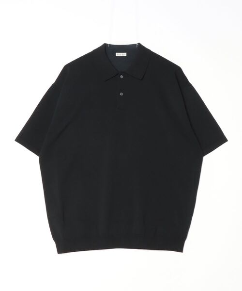 STEVEN ALAN（スティーブンアラン） 半袖ポロシャツ S ブラック メンズ