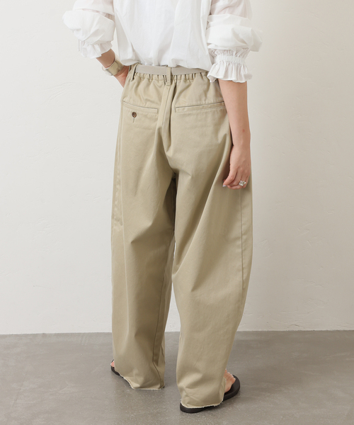 完売 25AW journal standard luxe チノスウィッチパンツ JOURNAL STANDARD LUXE（ジャーナルスタンダード ラックス） チノパン
