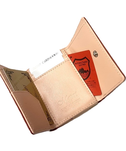 新品 Maturi JAPAN 栃木レザー使用 三つ折り コンパクト財布 日本製 Maturi JAPAN（マトゥーリジャパン） 財布 栃木レザー 牛革 コンパクト
