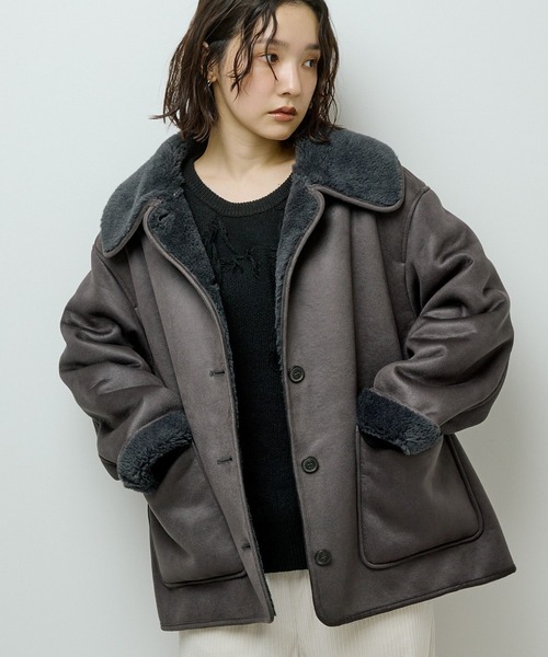 【UNITED CARR】バズリクソンズ／フードコート／フェイクムートン／ UNITED CARR】バズリクソンズ／フードコート／フェイクムートン