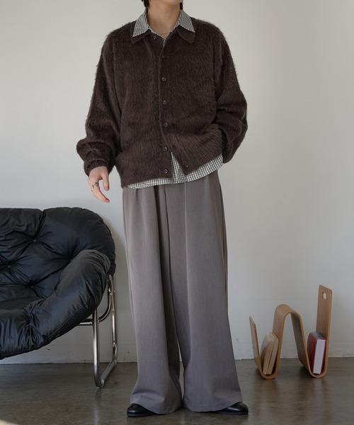 アンゴラシャギーニット SLOBE IENA＞ アンゴラシャギーニットプルオーバー◇[品番