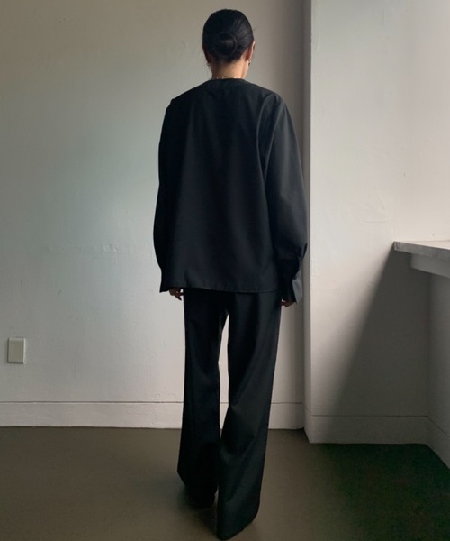 「Didot.showroom」 スラックス M ダークグリーン レディース_画像9