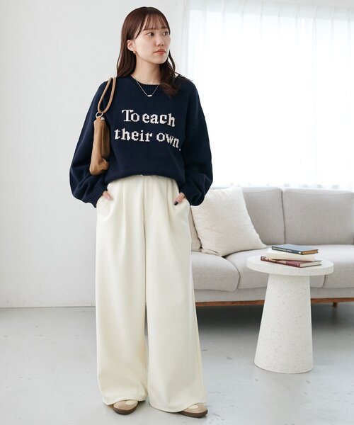 「DISCOAT」 スウェットパンツ ML ライトベージュ レディース_画像4