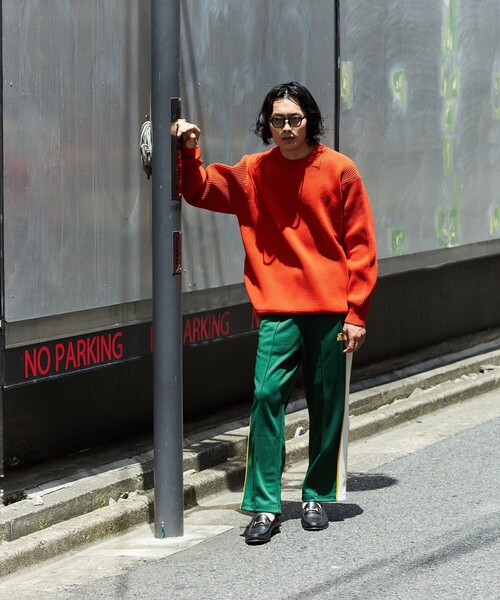 「FREAK'S STORE」 長袖ニット SMALL グリーン メンズの画像8