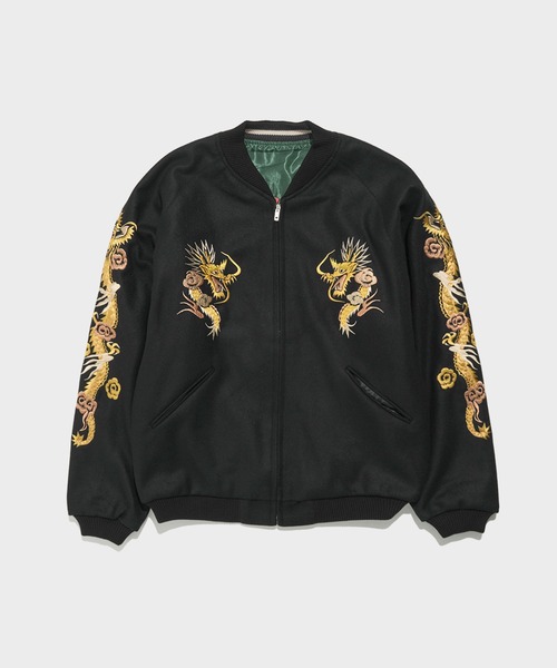 ジャケット・アウター GOLD SPECIAL EDITION SOUVENIR JACKET GOLD 東洋エンタープライズ / ゴールド ： WOOL MELTON×ACETATE