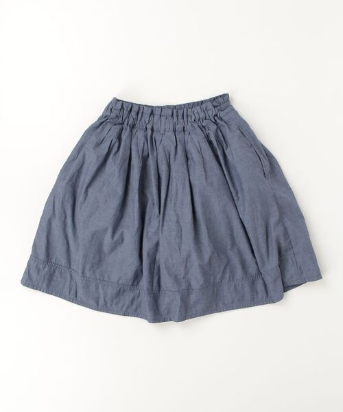「pom ponette junior」 「KIDS」フレアスカート - ネイビー キッズ_画像2