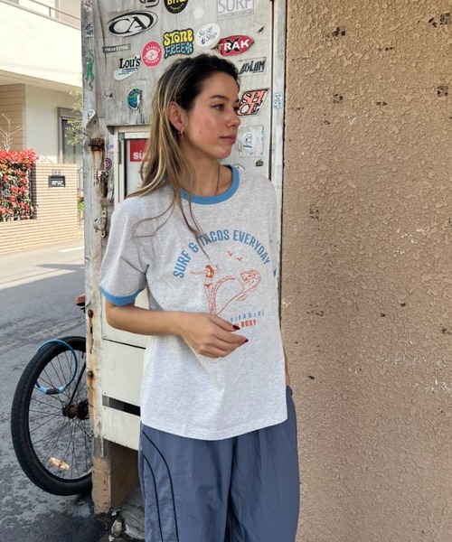 「ROXY」 イージーパンツ FREE ブラック レディース_画像8