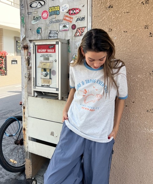 「ROXY」 イージーパンツ FREE ブラック レディース_画像9