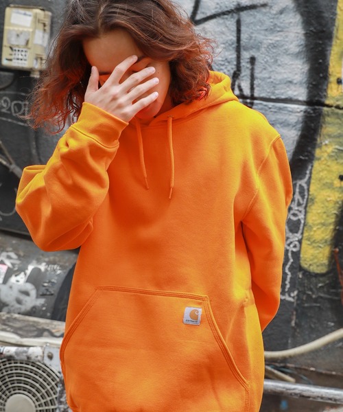 Carhartt（カーハート） プルオーバーパーカー L オレンジ メンズ