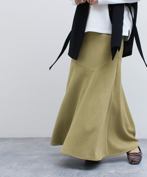 「Social GIRL」 スカート M オフホワイト レディース_画像3