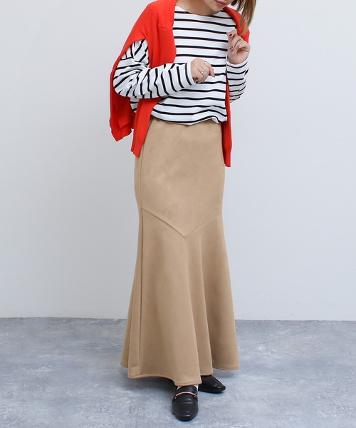 「Social GIRL」 スカート M オフホワイト レディース_画像7