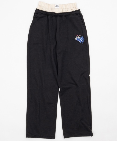 kaoyorinakami スウェットパンツ ジャージ rabbit layered sweatpants