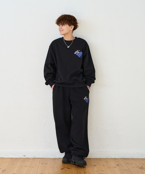 kaoyorinakami スウェットパンツ ジャージ rabbit layered sweatpants