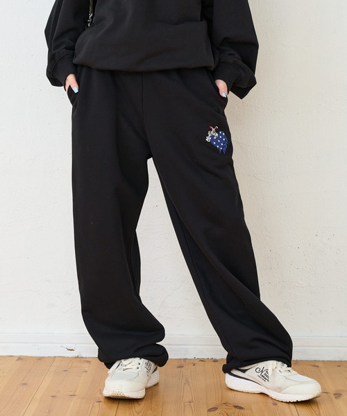 kaoyorinakami スウェットパンツ ジャージ rabbit layered sweatpants