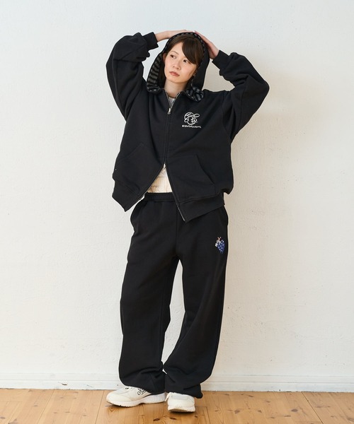 kaoyorinakami スウェットパンツ ジャージ rabbit layered sweatpants