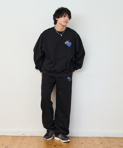 ライズジャパン　スウェット　試着のみ kaoyorinakami スウェットパンツ ジャージ rabbit layered sweatpants