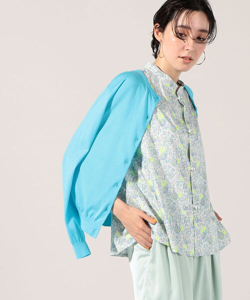 「Rie Miller」 ノースリーブブラウス 38 グリーン レディース_画像4