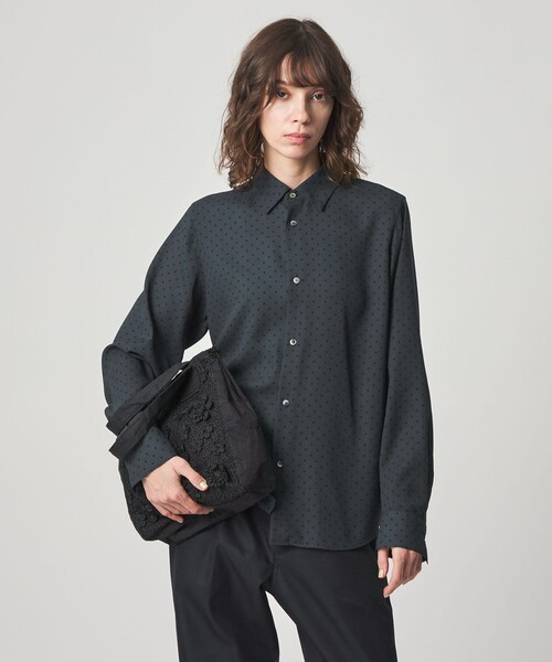steven alan ブラウス レディース Steven Alan＞ライトオンスデニム パフスリーブ シャツ（シャツ