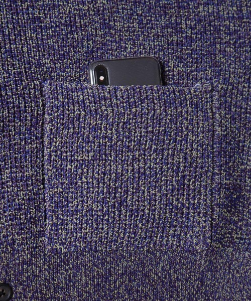 「ADPOSION」 ニットカーディガン X-LARGE イエロー レディース_画像6