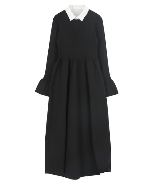 「titivate」 ニットワンピース - ブラック系その他 レディース_画像3