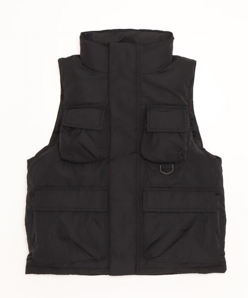 「BEAMS HEART」 ベスト LARGE ブラック メンズ_画像2