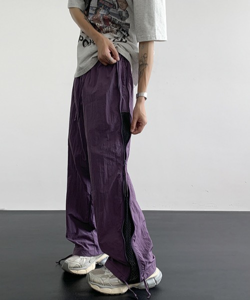 「link lot」 イージーパンツ L ブラック メンズ_画像4