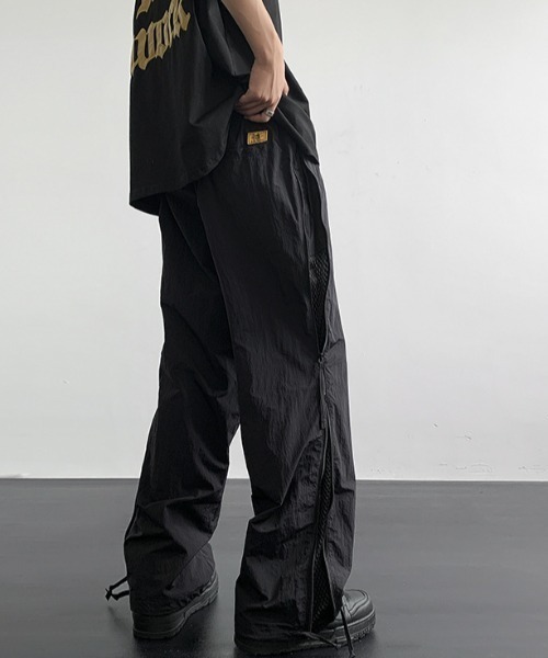 「link lot」 イージーパンツ L ブラック メンズ_画像9