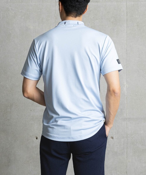 archivio（アルチビオ） tシャツ 速乾 「MENS」ネック刺繍UV速乾プル