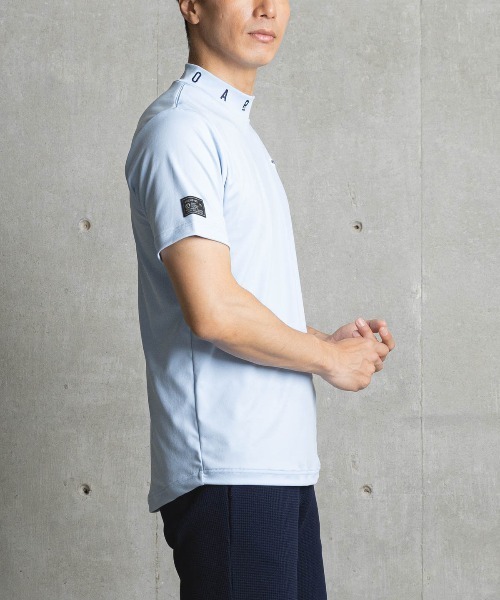 archivio（アルチビオ） tシャツ 速乾 「MENS」ネック刺繍UV速乾プル