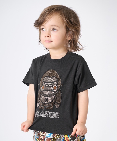 XLARGE KIDS（エクストララージ キッズ） tシャツ ラインストーン