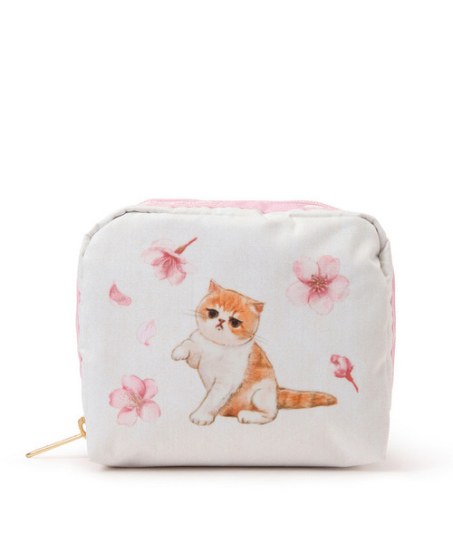 ポーチ SQUARE COSMETIC サクラキャッツSC レディース LeSportsac
