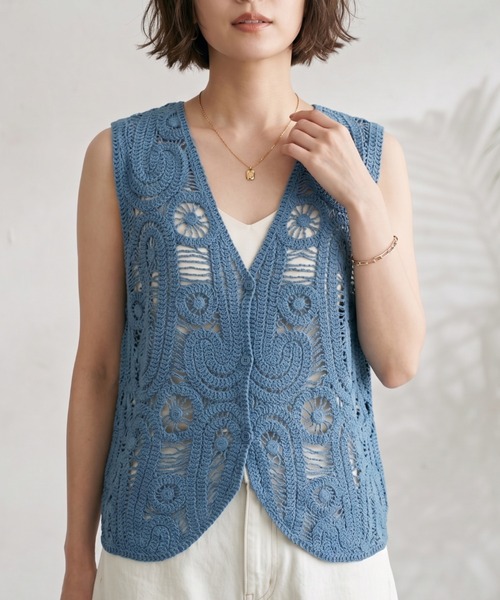 Belta attrice（ベルタアトリーチェ） ベスト ジレ 「夏も着れる