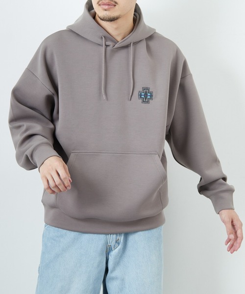 「PENDLETON」 プルオーバーパーカー M グレイッシュベージュ レディースの画像