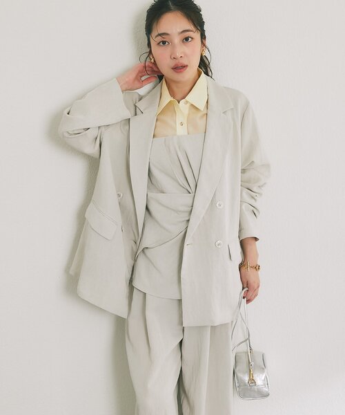 ボンボン様 ジャケット Sピンクベージュ 26SS JACKET BOB JAPAN