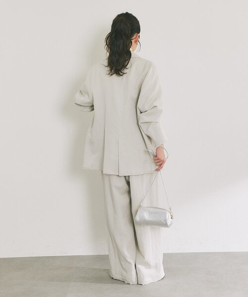 新品　La boutique BonBon フェザーカットソージャケットカーデ 人気カラー追加決定！やわらかくて着心地◎】フェザーカットソー
