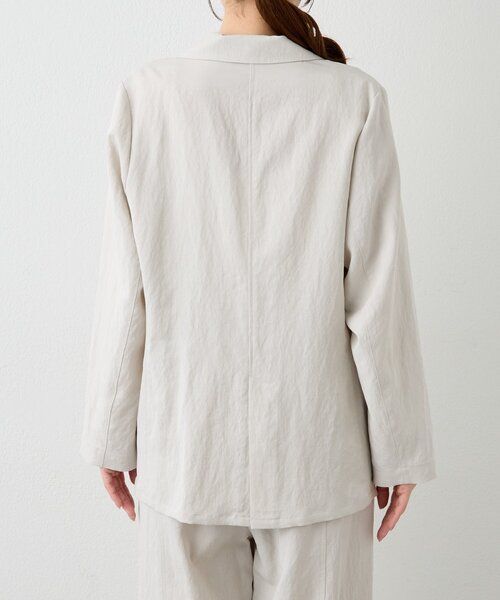 laubeblanc ボンディング　ジャケット　ホワイト La boutique Bonbon（ラブティックボンボン） ジャケット テーラード