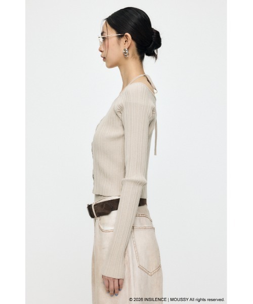 MOUSSY（マウジー） ニット セーター INSILENCE OFF SHOULDER ニット