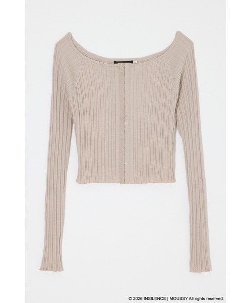 MOUSSY（マウジー） ニット セーター INSILENCE OFF SHOULDER ニット