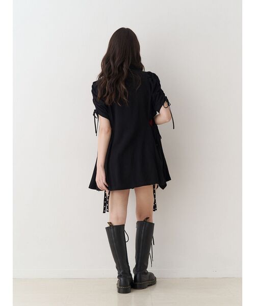 jouetie（ジュエティ） tシャツ 半袖 シャーリングシアートップス
