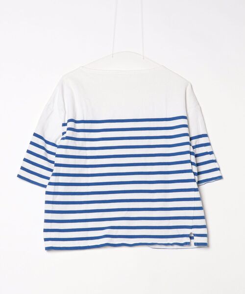 「ORCIVAL」 ボーダー柄半袖Tシャツ 1 ブルー レディース_画像2